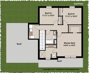 Springfield two story house plan 2nd floor